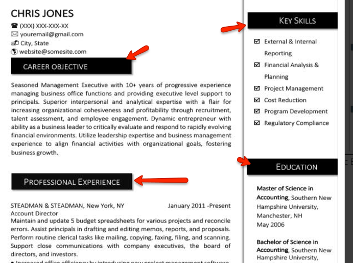 how to adjust right margin in word resume